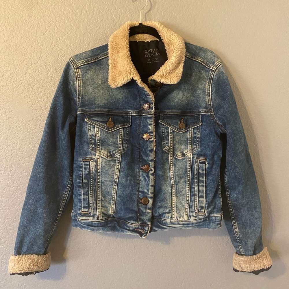Zara jean/ Sherpa jacket